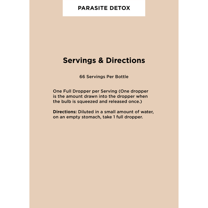 Zuma Nutrition - Parasite Detox Tonic