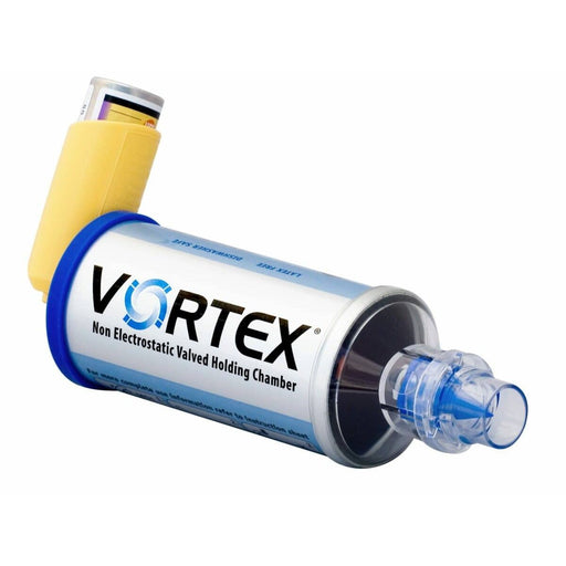 Vortex Vortex Non-Electrostatic Valved Holding Chamber (VHC) for MDIs Respiratory Care
