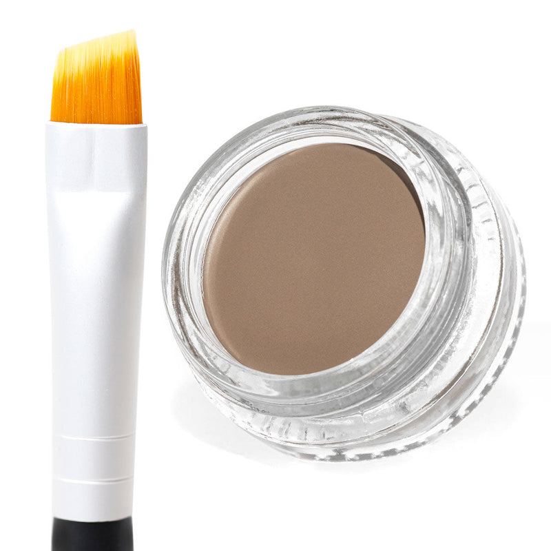 Palladio BROW POMADE WITH ANGLE LINER BRUSH KIT Eyebrows White Smoke Taupe PBWKIT01