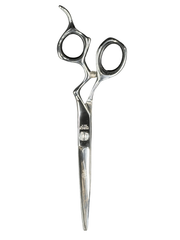 Vip Barber Supply Percu Ziggy Line Hair Shear 6'' Cutting Shear White Smoke
