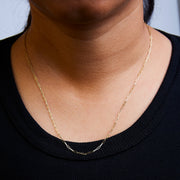 Bids.com Unisex Solid 14K Yellow Gold 1.5mm Paperclip Chain Necklace - 18 Inches Necklaces