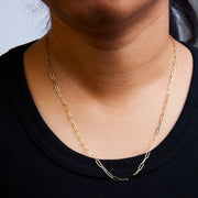 Bids.com Solid 14K Yellow Gold 2.5mm Paperclip Chain Necklace Unisex 18" Inches Necklaces