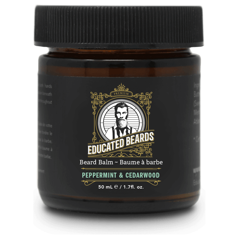 Educated Beards Educated Beards Peppermint & Cedarwood Beard Balm 50ml Beard Balm