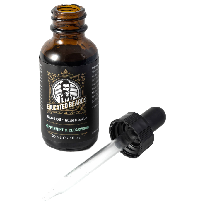 Educated Beards Peppermint & Cedarwood Beard Oil 30ml