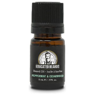 Educated Beards Educated Beards Peppermint & Cedarwood Beard Oil 5ml Beard Oil