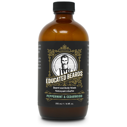 Educated Beards Peppermint & Cedarwood Beard & Body Wash 250ml