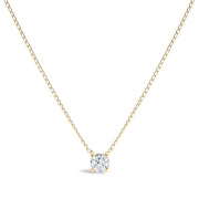 Bids.com 14K White Gold Floating 1/2 Cttw Lab Grown Diamond Solitaire Pendant Necklace - 18" Inches Necklaces