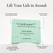 Contours Rx Lids By Design Assortment Pack Eyelid Lift Kit White Smoke 1 Pack,2 Packs,3 Packs