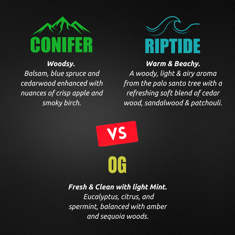 FLAME Natural Decon Shampoo + Body Wash Black OG / 8 oz Bottle,OG / 64 oz Bottle,OG / 0.5 oz Single Use Pack,Riptide / 8 oz Bottle,Conifer / 8 oz Bottle,Unscented / 8 oz Bottle