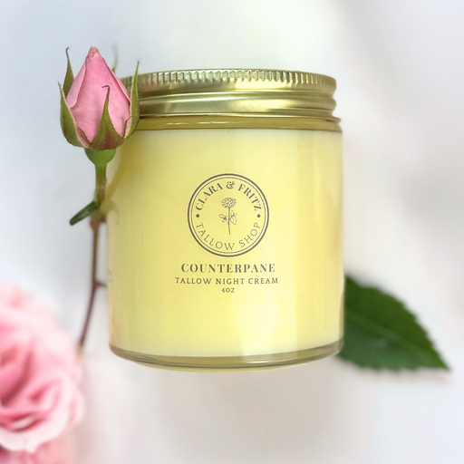 Clara & Fritz Tallow Shop Counterpane Tallow Night Cream Lotion & Moisturizer