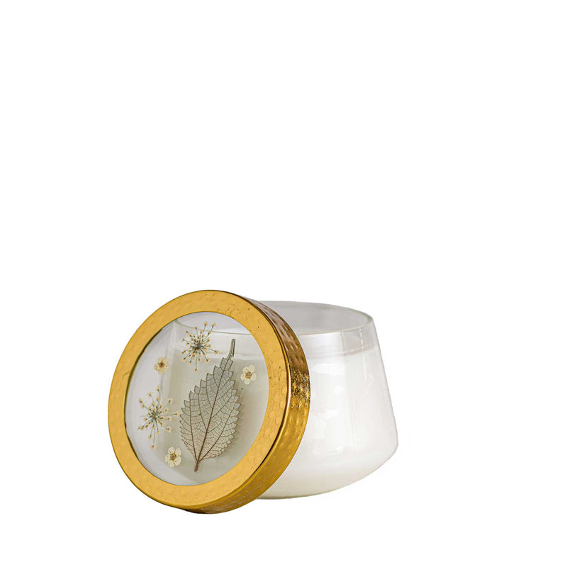 Rosy Rings Forest Medium Pressed Floral Candle Pressed Floral Candles