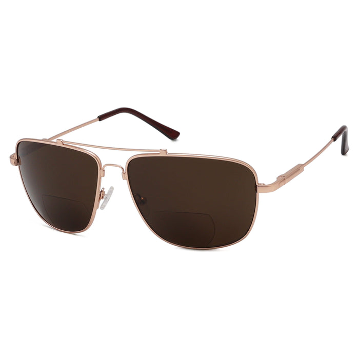 Eyekeeper.Com - Pilot Style Polarized Bifocal Sunglasses Readers Pgsg1801