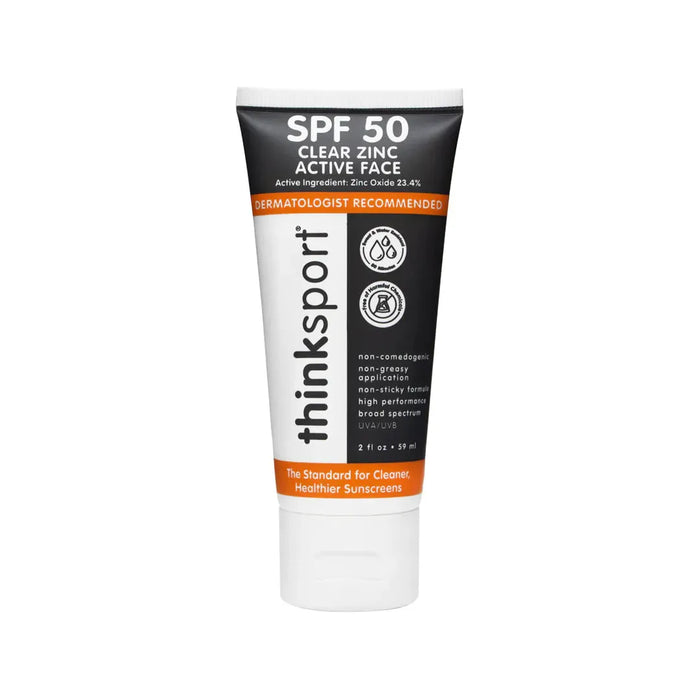 Thinksport Safe Sunscreen Active Clear Zinc SPF 50 - 1 Each - 2 oz