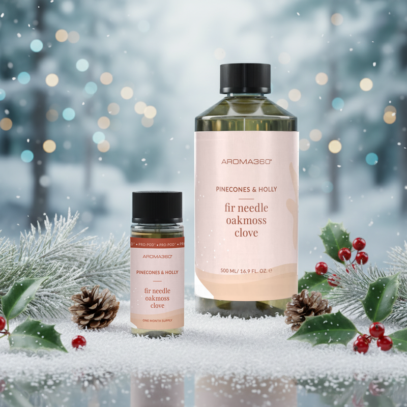 Aroma360 Pinecones & Holly Oil