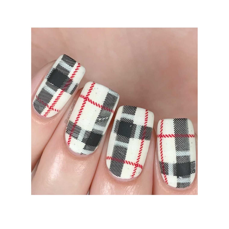 UberChic Beauty Pretty In Plaid-04 Stamping Plate