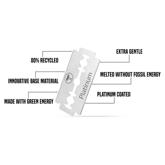 My-Blades Platinum Double Edge Razor Blades 100 ct