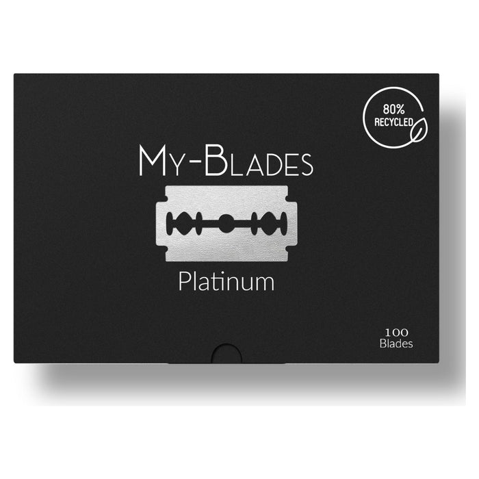 My-Blades Platinum Double Edge Razor Blades 100 ct