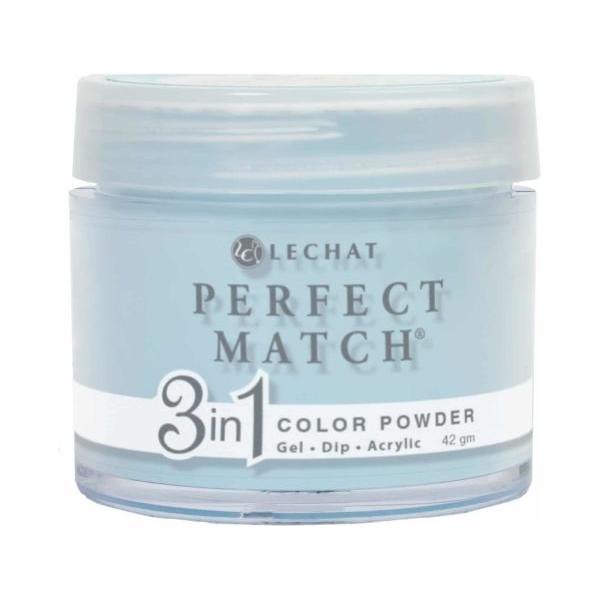 Lechat perfect match - PMDP258 Blue-Tiful Smile - 3in1 Gel Dip Acrylic  1.48oz.