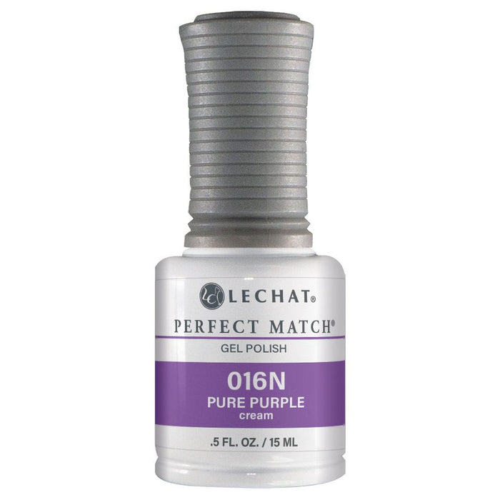 Lechat Perfect Match - PMS016N Pure Purple - Gel Polish & Nail Lacquer 0.5oz