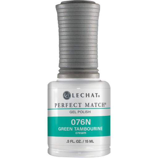 LeChat - PMS076 Green Tambourine- Gel Polish & Nail Lacquer 0.5oz.