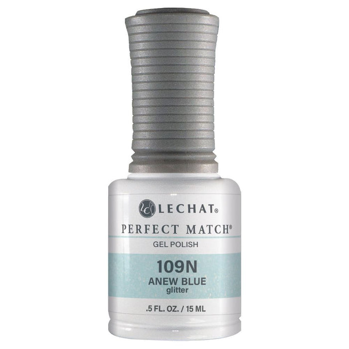 Lechat Perfect Match - PMS109N Anew Blue - Gel Polish & Nail Lacquer 0.5oz