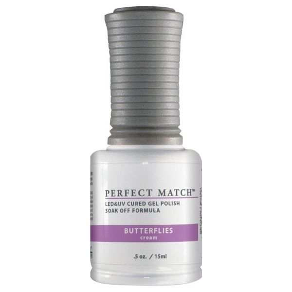 Lechat Perfect Match - PMS048 Butterflies - Gel Polish & Nail Lacquer 0.5oz.