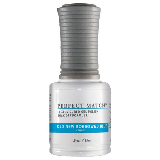 Lechat Perfect Match - PMS051 Old, New, Borrowed, Blue - Gel Polish & Nail Lacquer 0.5oz.