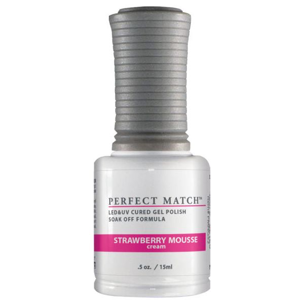 Lechat Perfect Match - PMS052 Strawberry Mousse - Gel Polish & Nail Lacquer 0.5oz.