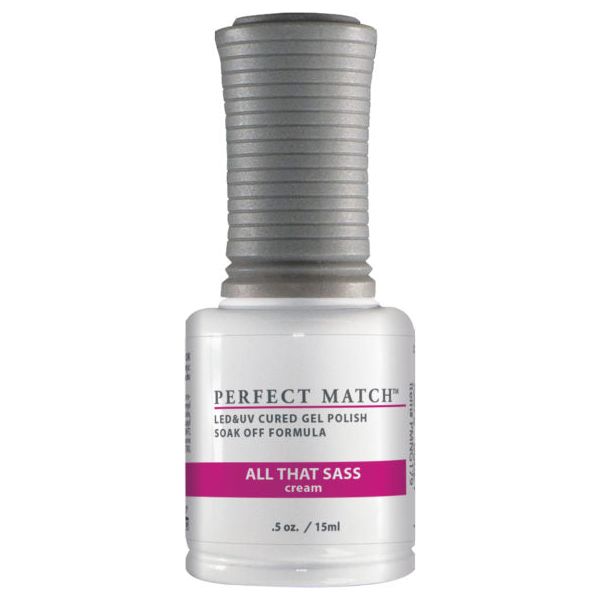 Lechat Perfect Match - PMS179 All That Sass - Gel Polish & Nail Lacquer 0.5oz.