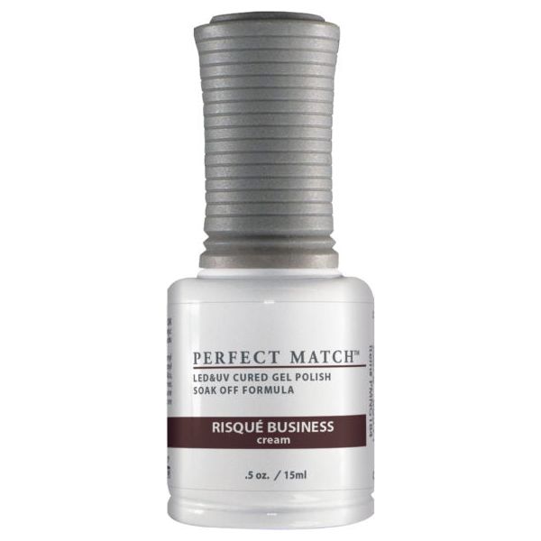 Perfect Match - PMS184 Risque Business - Gel Polish & Nail Lacquer 1/2oz.