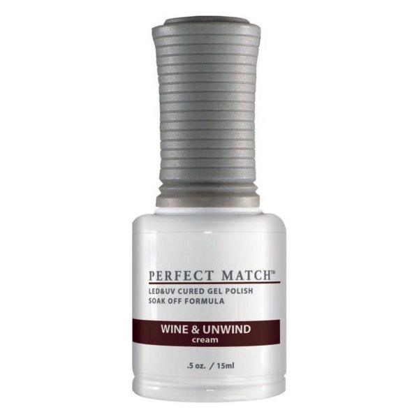 Lechat Perfect Match - PMS264 Wine and Unwind - Gel Polish & Nail Lacquer  - 1oz.