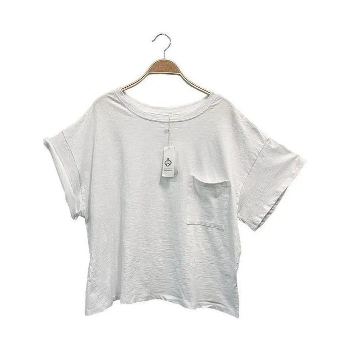 Pocket Oversize Crop T