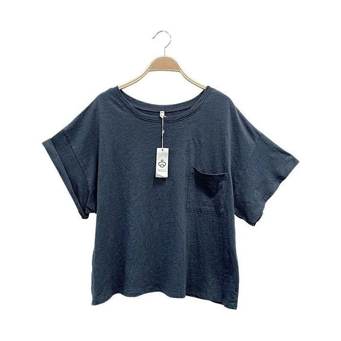 Pocket Oversize Crop T