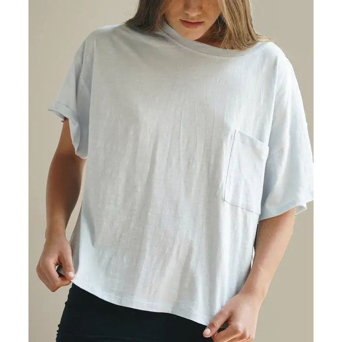 Pocket Oversize Crop T