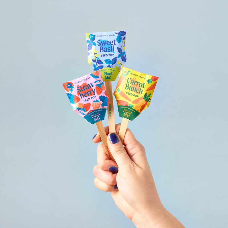 Modern Sprout Seed Pops - Garden Playful Planting