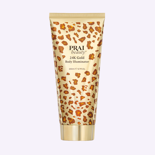PRAI Beauty 24K Gold Body Illuminator - Limited Animal Print Design Limited Edition