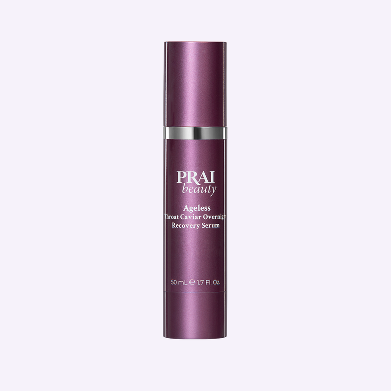 PRAI Beauty Ageless Throat Caviar Overnight Recovery Serum Ageless Throat