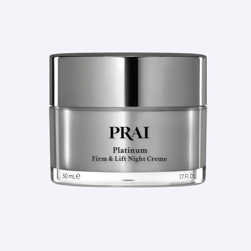 PRAI Beauty Platinum Firm & Lift Night Creme Overnight Repair Platinum