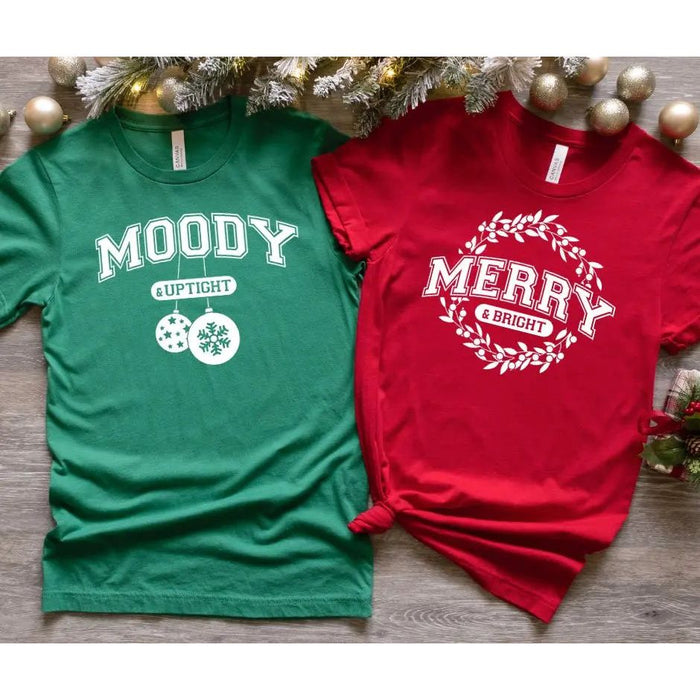 PREORDER: Matching Merry and Moody Graphic Tee