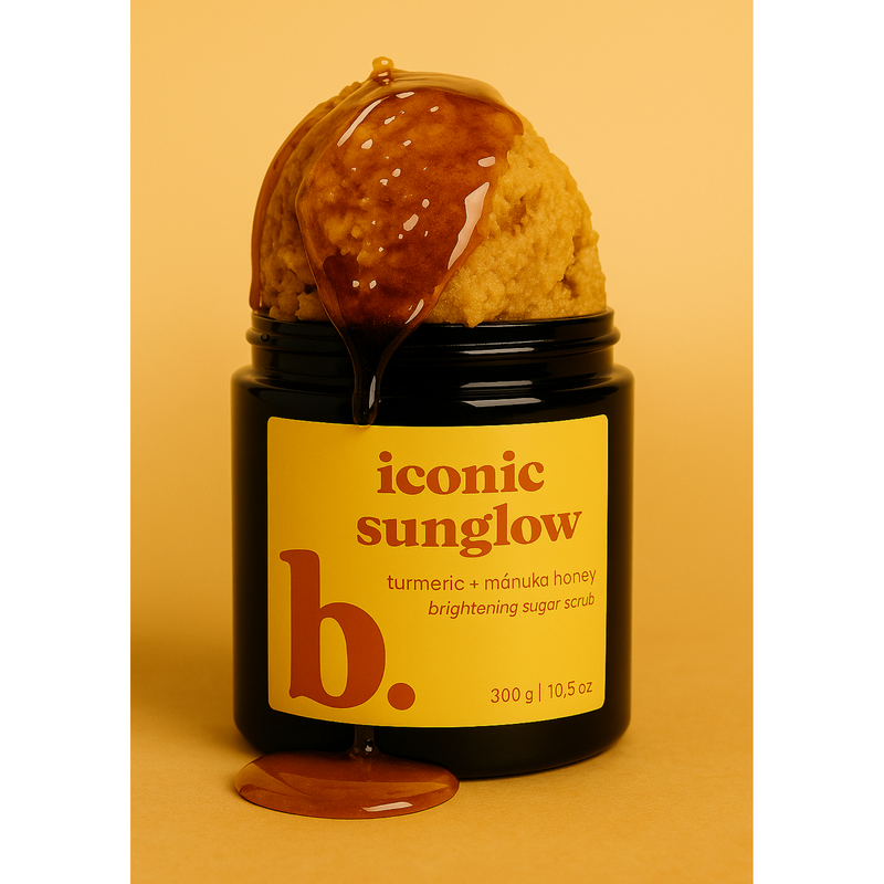 Bath Romance turmeric + mānuka honey sugar scrub - iconic sunglow scent
