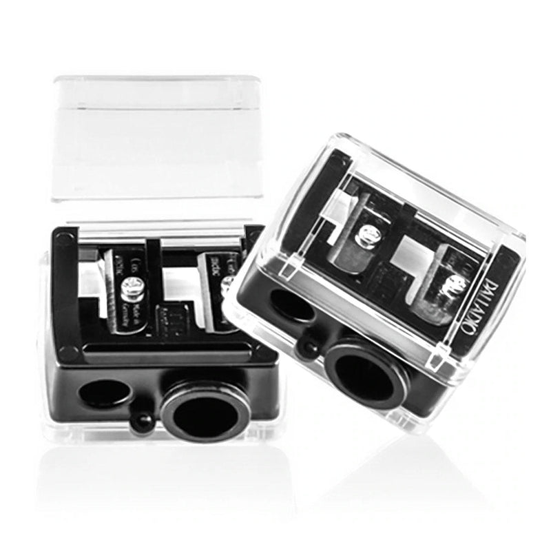 Palladio DOUBLE BARREL PENCIL SHARPENER Pencil Sharpener White Smoke Black