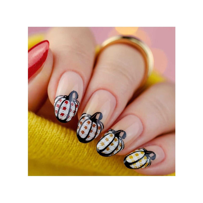 UberChic Beauty Hello Fall & Pumpkin Spice-02 Stamping Plate