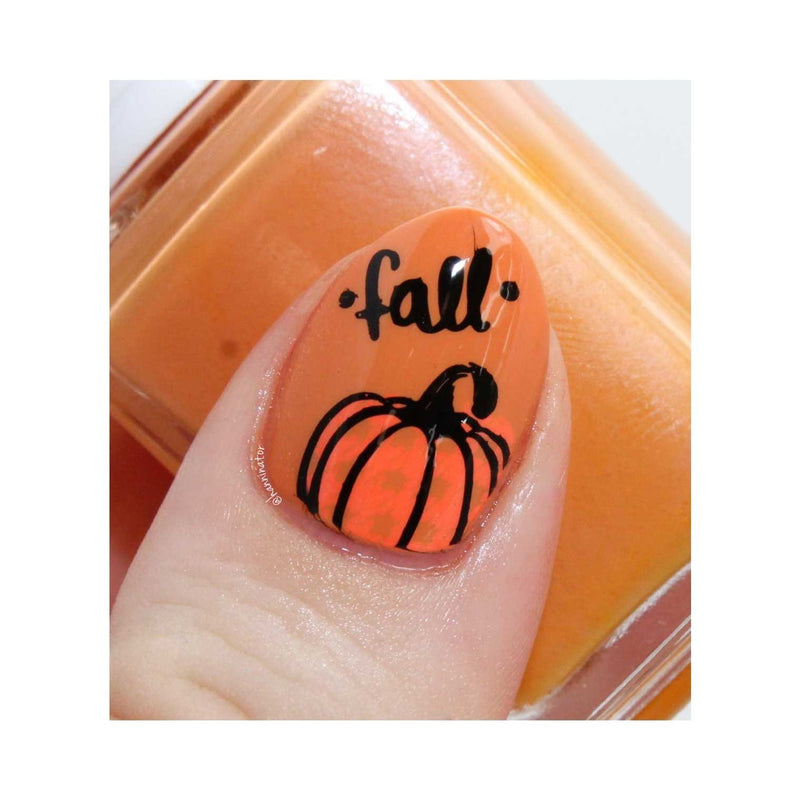 UberChic Beauty Hello Fall & Pumpkin Spice-02 Stamping Plate