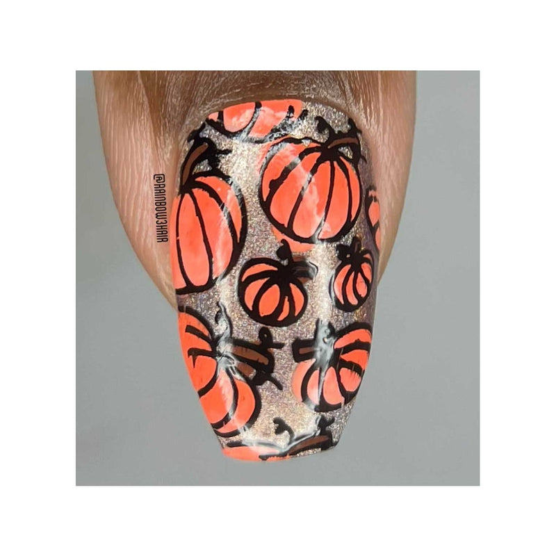 UberChic Beauty Hello Fall & Pumpkin Spice-02 Stamping Plate