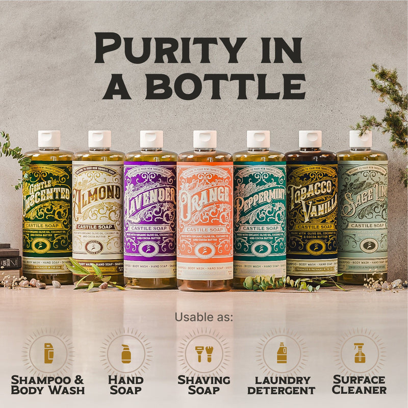 Carolina Castile Soap Gentle Unscented Castile Soap