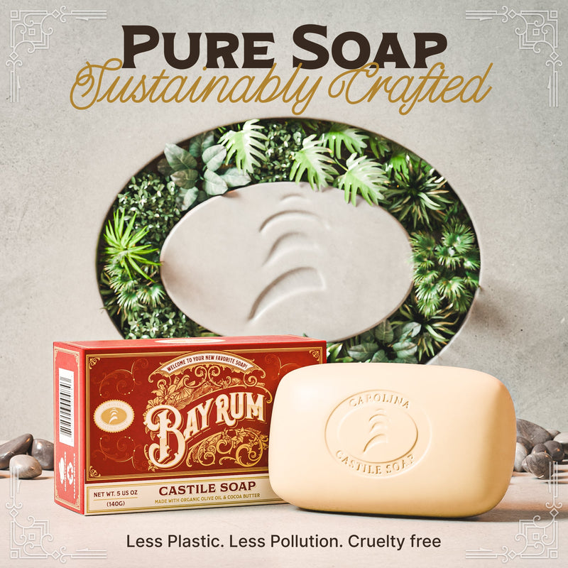 Carolina Castile Soap Bay Rum Castile Bar Soap