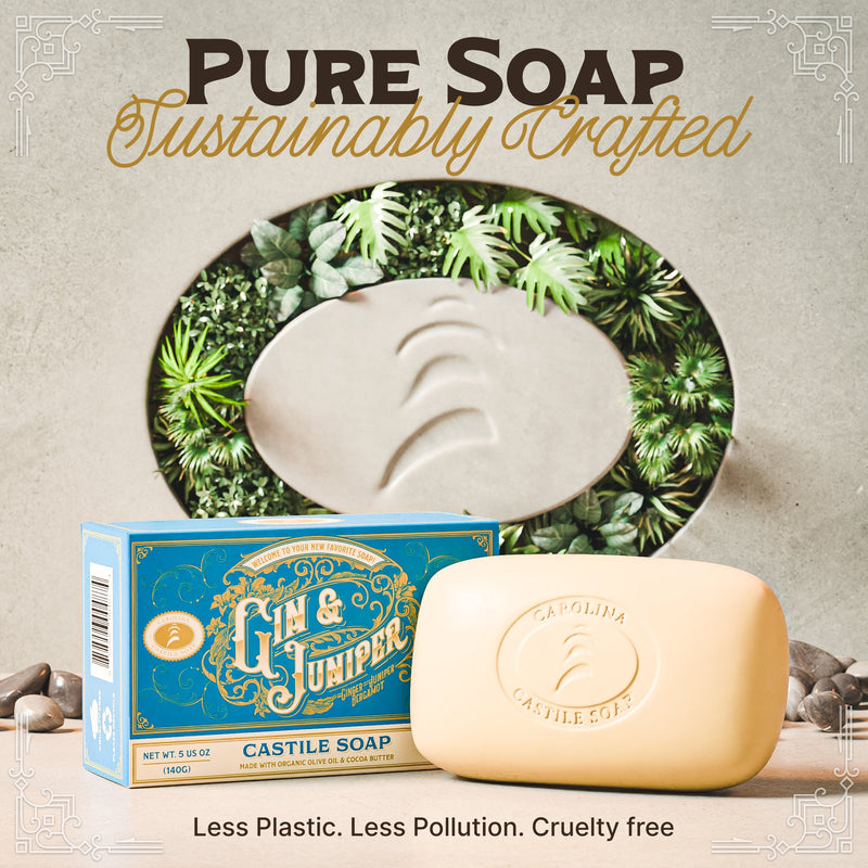 Carolina Castile Soap Gin & Juniper Castile Bar Soap