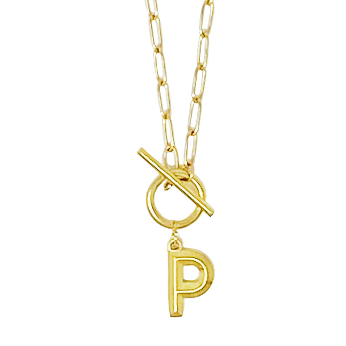 Modern Classic Initial Necklace