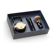 Mondial Mondial - 4-Piece Wet Shaving Set: 'Gibson' Ebony Resin With Bergamot & Neroli P/E-6 Shaving Set