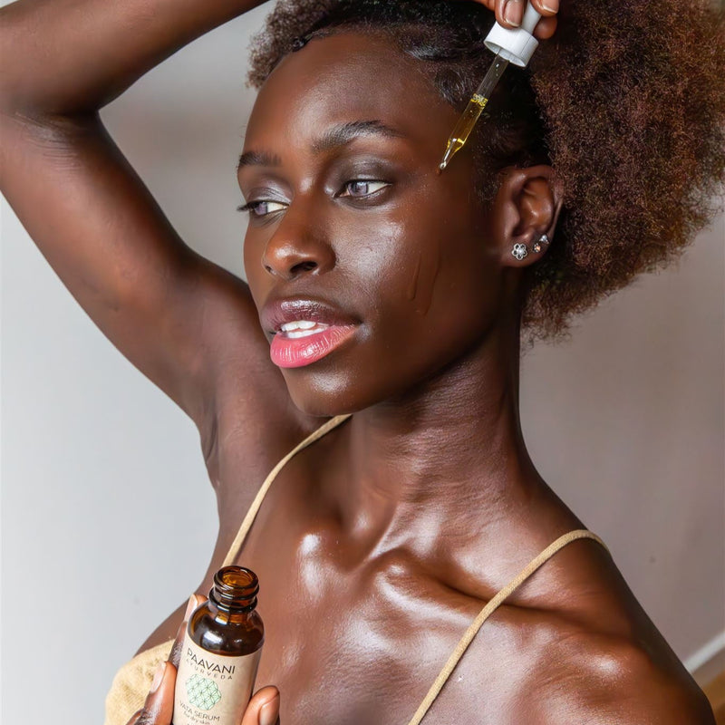 Paavani Ayurveda Vata Serum | Ayurvedic Face Oil for Dry, Delicate Skin simple